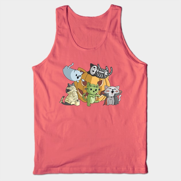 Catoween Tank Top by Israelement